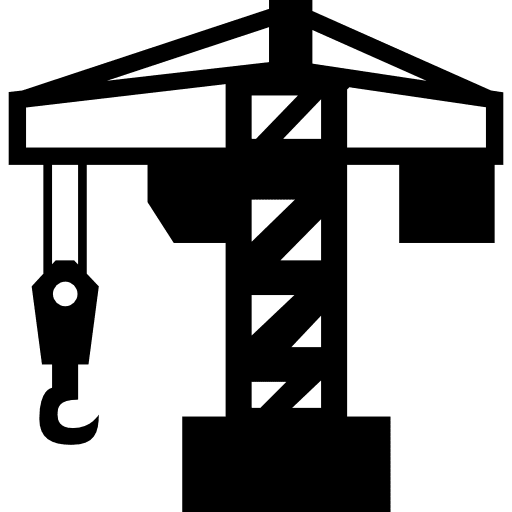 Architecture crane tool tool construction building icon