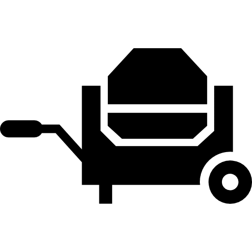 Wheelbarrow tool for transport construction materials with wheels tool tools and utensils wheel icon