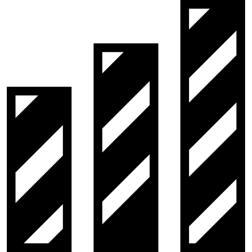 Bar chart distribution business bars icon Bar chart distribution business bars icon