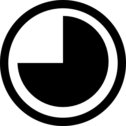 Chart pie pie business quarter icon Chart pie pie business quarter icon