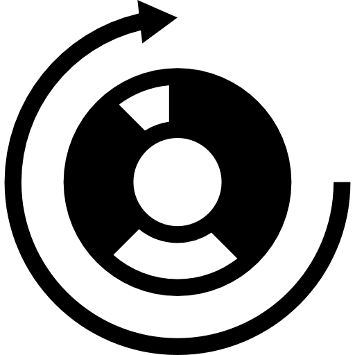 Reload pie chart graphic refresh pie icon Reload pie chart graphic refresh pie icon