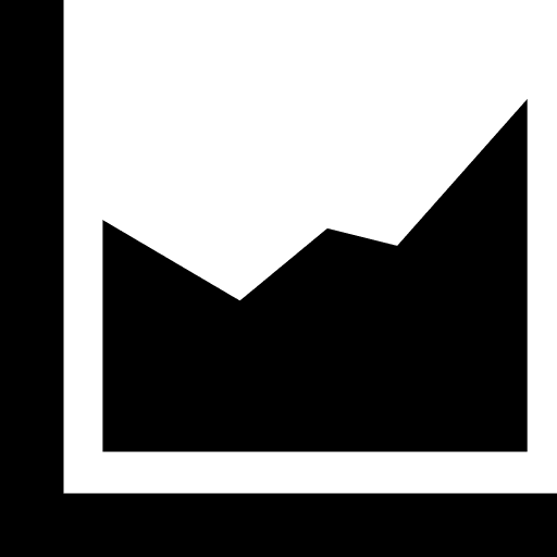 Spike chart decrease chart graphic icon Spike chart decrease chart graphic icon