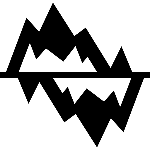 Dual chart chart business peak icon Dual chart chart business peak icon