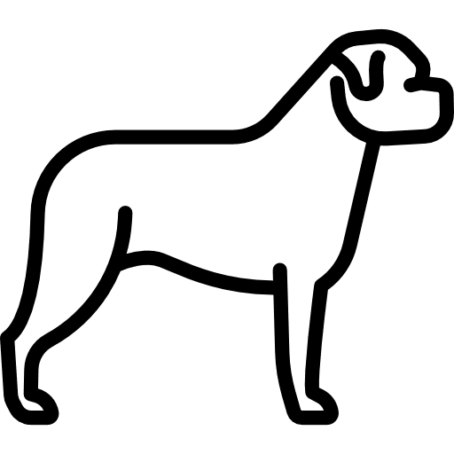 Bullmastiff mammal animals animal icon