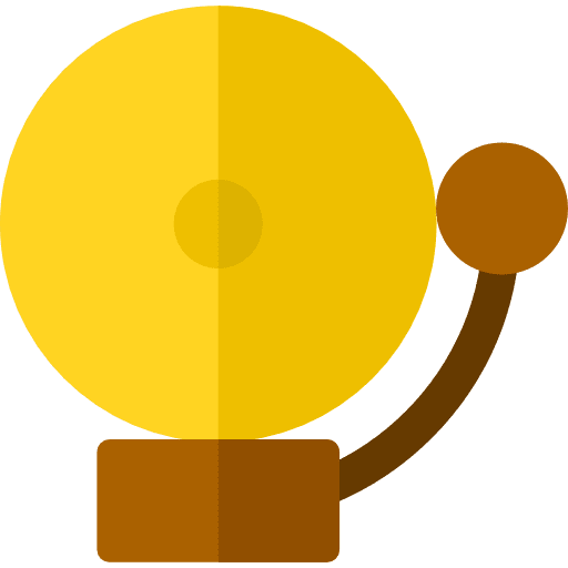 School bell miscellaneous school bell notification icon