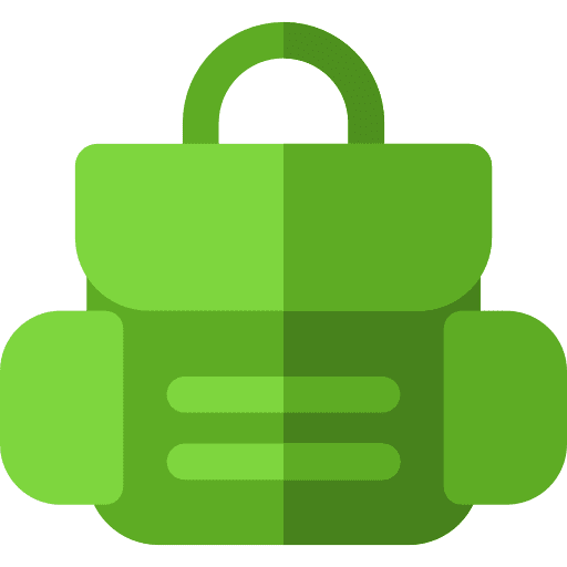 Backpack backpack baggage travel icon