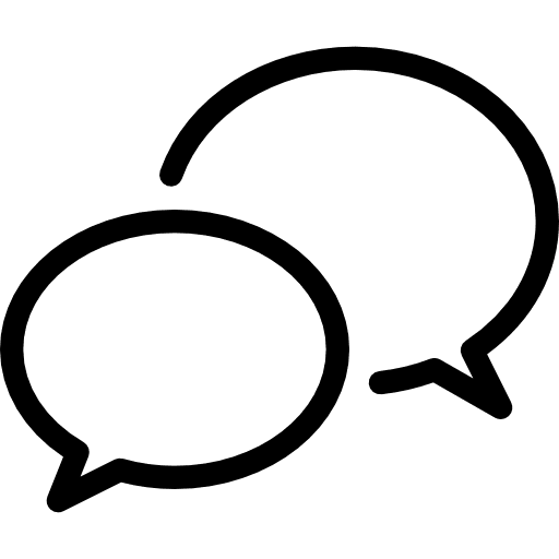 Chat bubble dialog chat icon