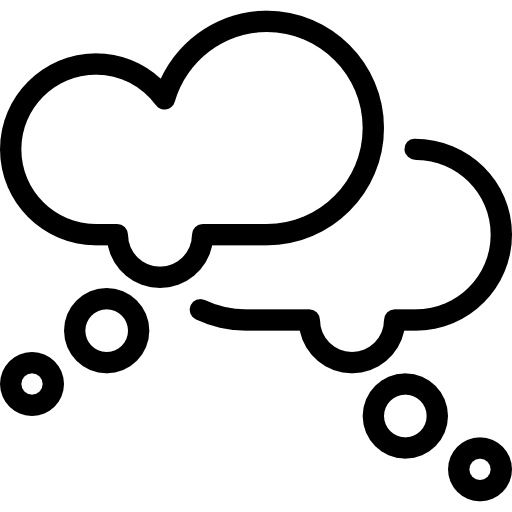 Thinking communications thinking conversation icon
