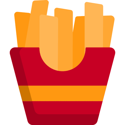 French fries fast food french fries food and restaurant icon