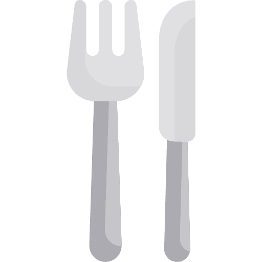 Cutlery fork food and restaurant eat icon
