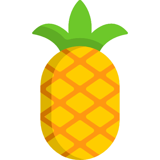 Pineapple fruits pineapples foods icon