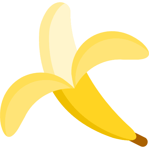 Banana vegetarian banana fruit icon