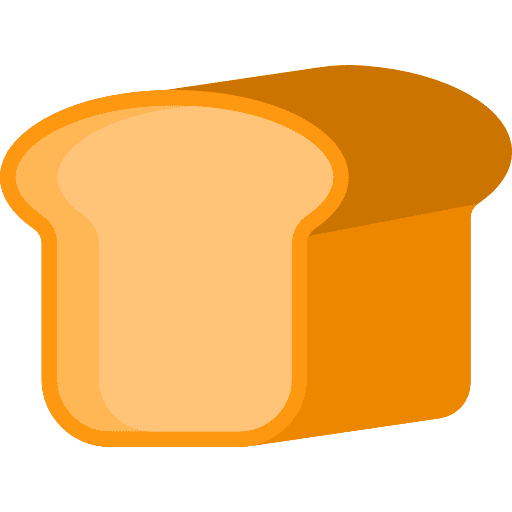 Bread food and restaurant toast breakfast icon