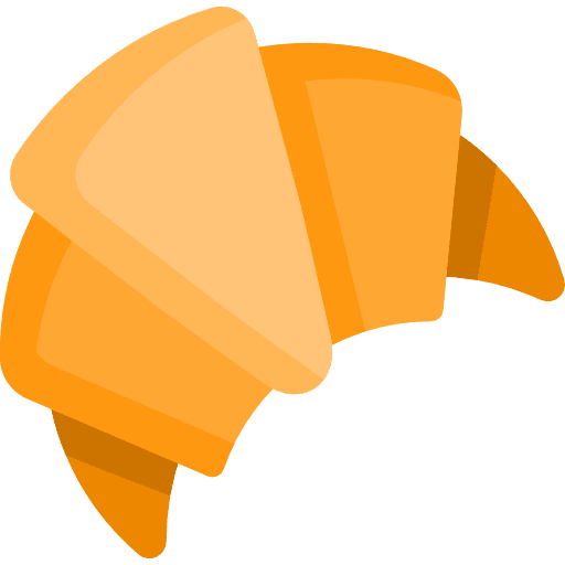 Croissant croissant baked bakery icon