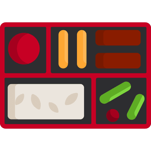 Bento food rice bento icon