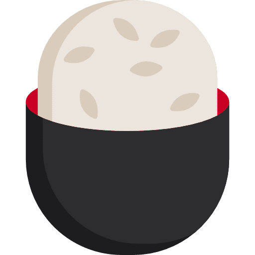 Rice japanese food rice food icon