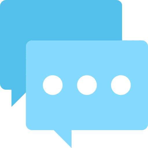 Chat communications conversation speech bubble icon