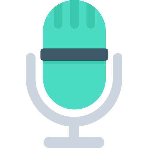 Microphone microphone radio communications icon