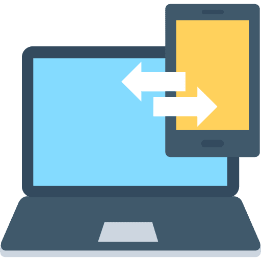 Responsive communications monitor technology icon