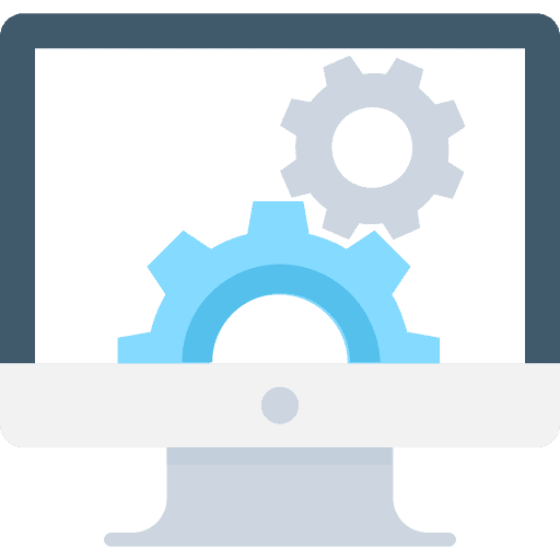 Monitor television tv technology icon