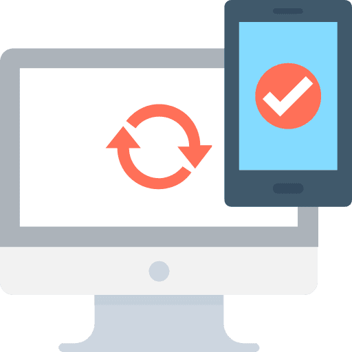 Responsive monitor marketing responsive icon