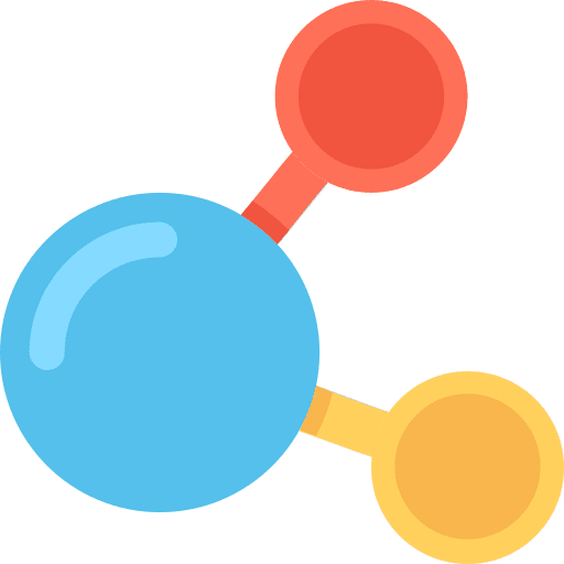 Share share connector circles icon