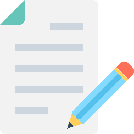 Contract certificate education degree icon