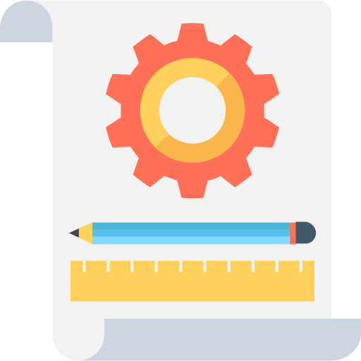 Contract diploma degree seo and web icon