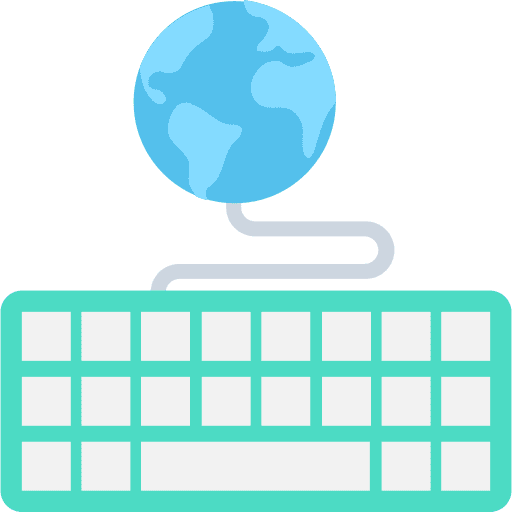 Keyboard electronic keyboard electronics icon