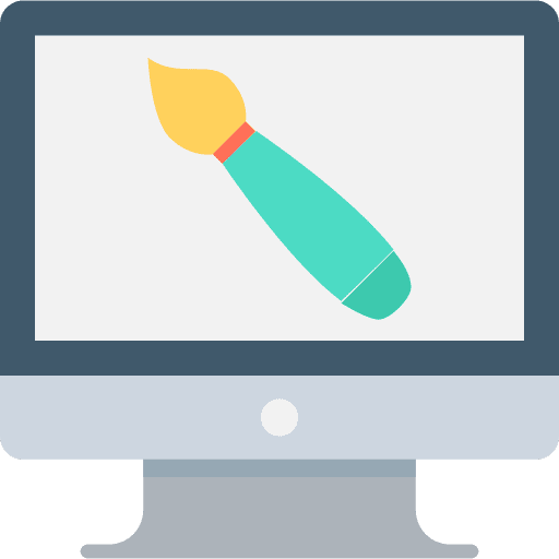 Monitor television computer monitor icon