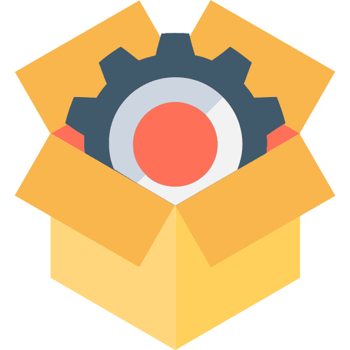 Package cardboard packaging package icon