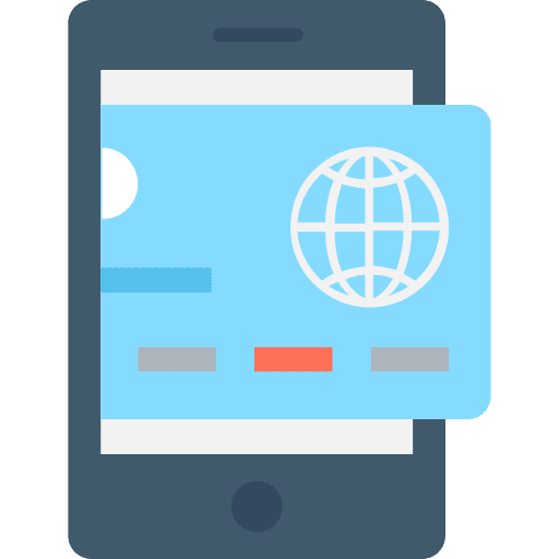 Smartphone cellphone smartphone communications icon