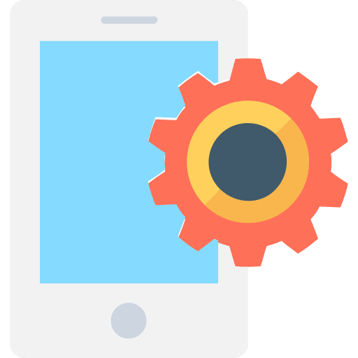 Smartphone cellphone technology touch screen icon