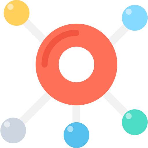 Share multimedia share circles icon