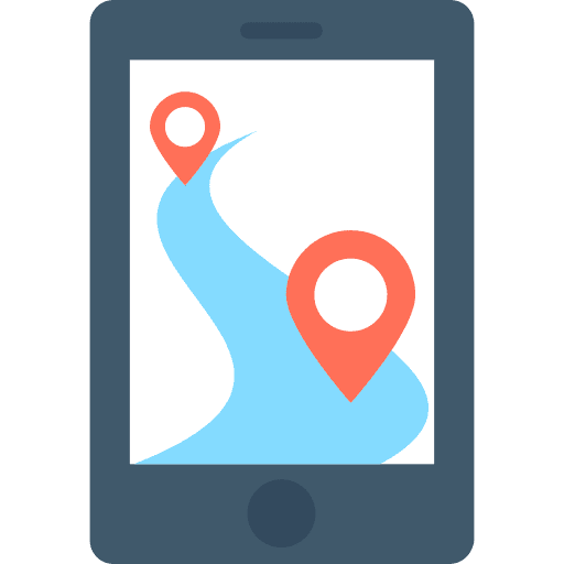 Smartphone technology cellphone communications icon