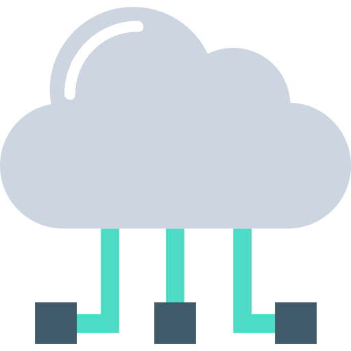Cloud computing storage cloud computing data icon