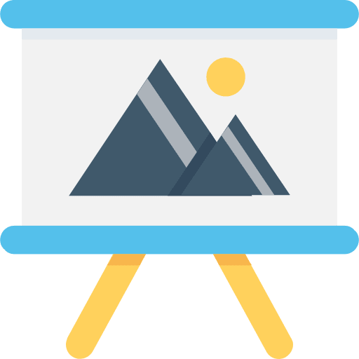 Canvas painter tool art and design icon