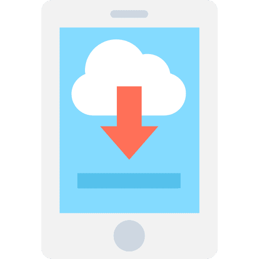 Smartphone cellphone download smartphone icon