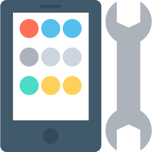 Smartphone technology mobile phone communications icon