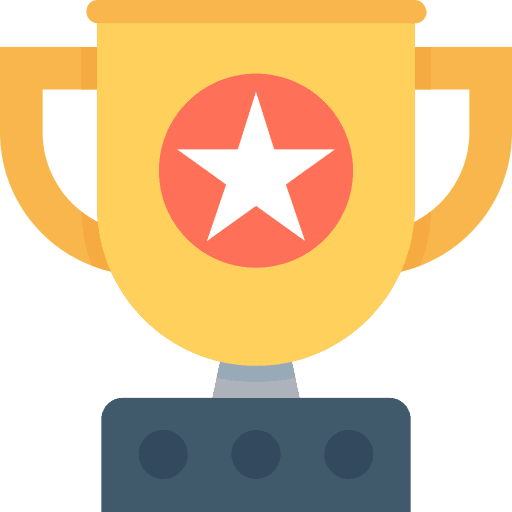 Trophy winner champion trophy icon