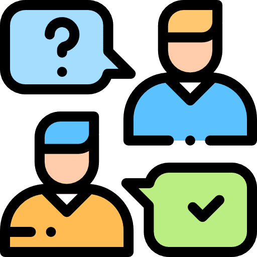 Conversation business and finance communications user icon