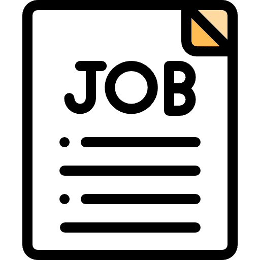 Contract application contract professions and jobs icon