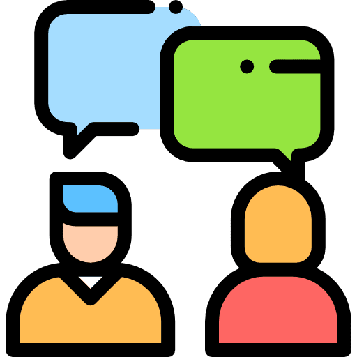 Interview application reunion business icon