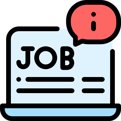 Notification curriculum seo and web laptop icon