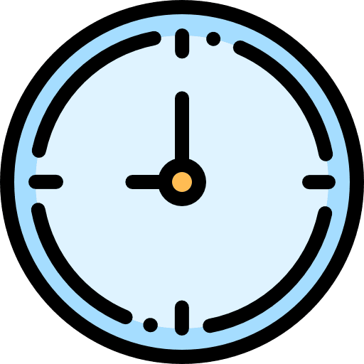 Time tool time and date clock icon