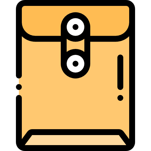 Briefcase documents information files and folders icon