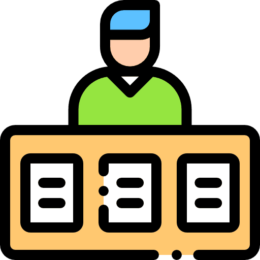 Hiring work boss business icon