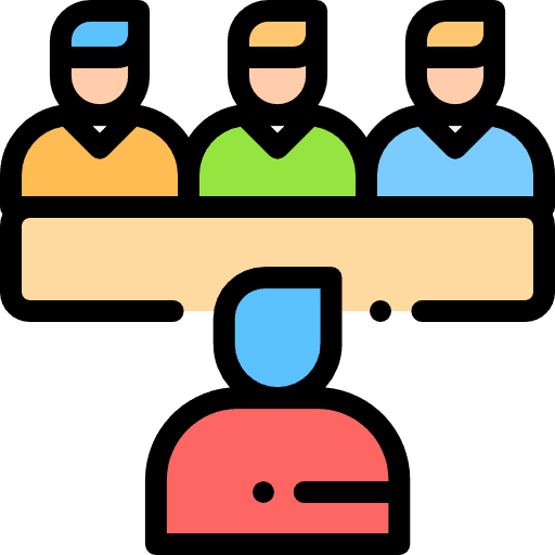 Interview business meeting interview icon