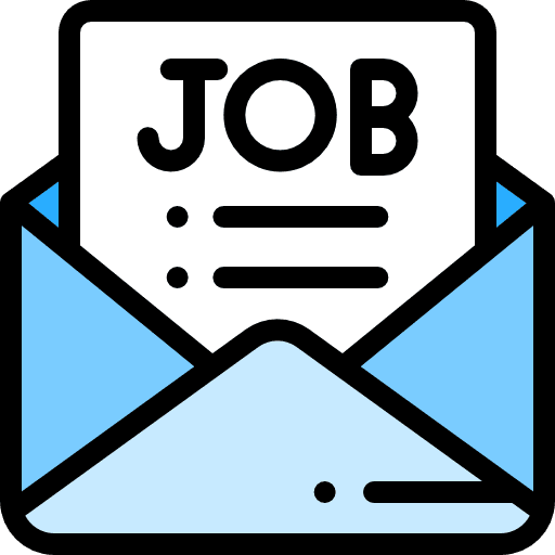 Job application files and folders job icon