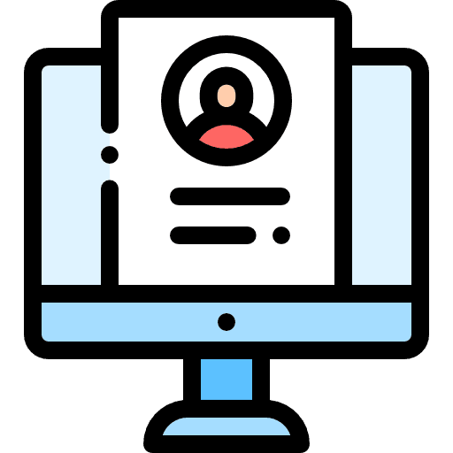 Resume professions and jobs resume business and finance icon